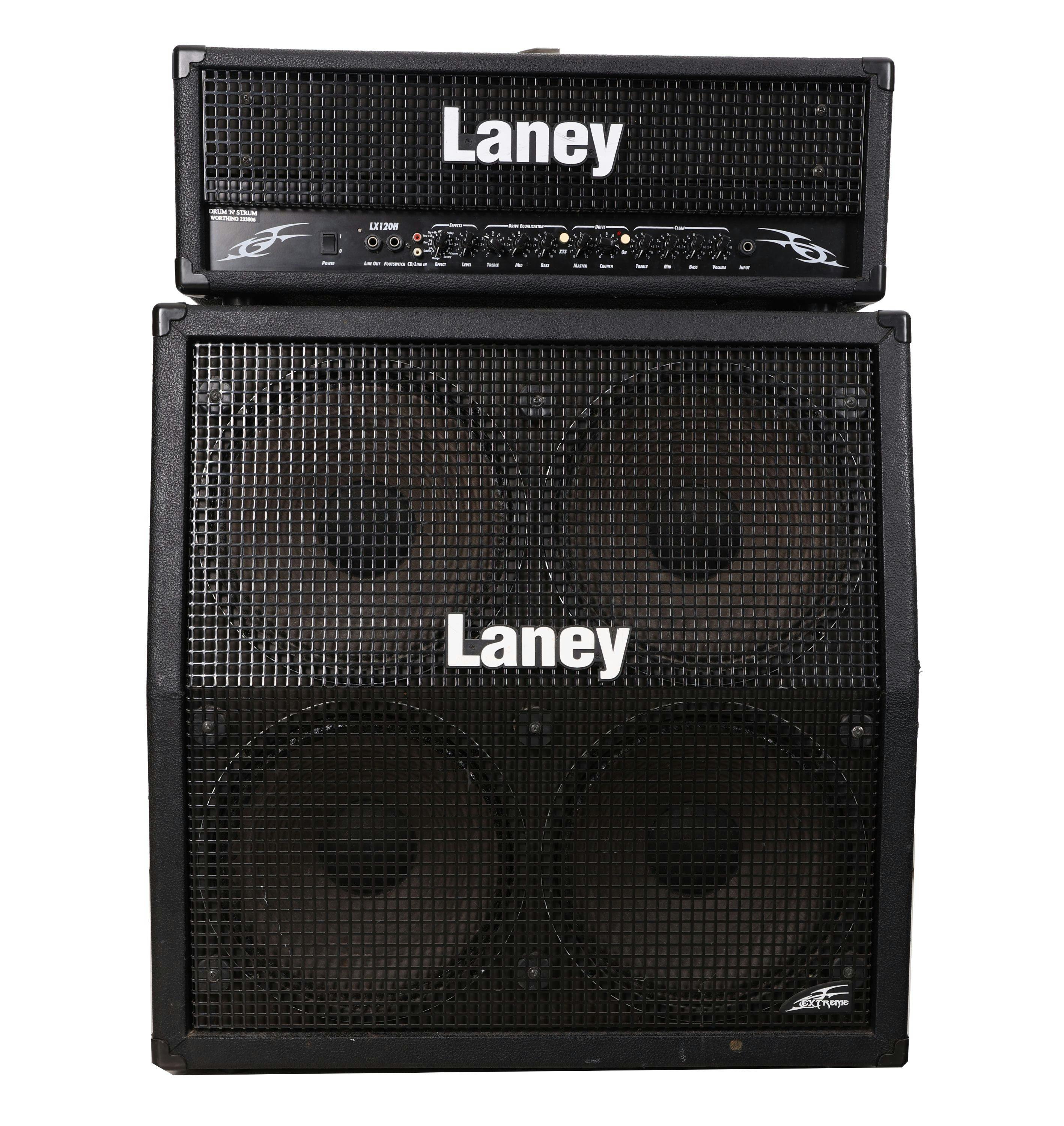 Second Hand Laney LX120H Head & LX412A 4x12 Cab - Andertons Music Co.